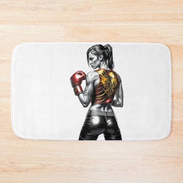 Item preview, Beautiful woman, boxer, fun design boxing gloves designed and sold by Dan9010.