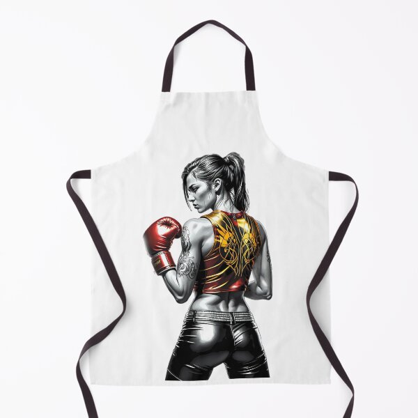Item preview, Beautiful woman, boxer, fun design boxing gloves designed and sold by Dan9010.