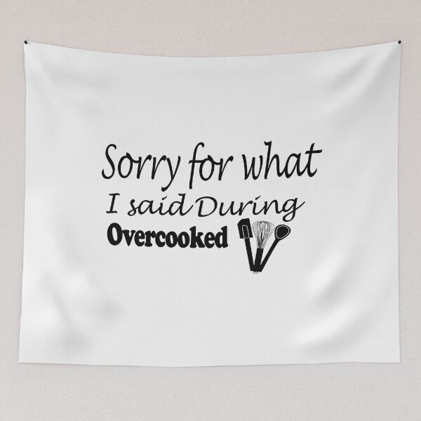 Item preview, Overcooked funny sticker designed and sold by Ami Ne.
