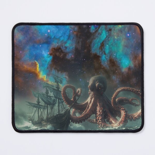 Item preview, giant octopus in the ocean designed and sold by Mauswohn.
