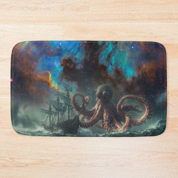 Item preview, giant octopus in the ocean designed and sold by Mauswohn.