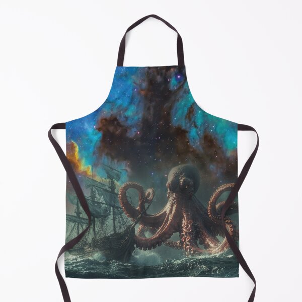Item preview, giant octopus in the ocean designed and sold by Mauswohn.