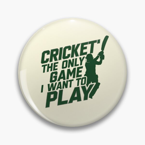 Artikelvorschau, Cricket ist das einzige Spiel, das ich spielen möchte entworfen und verkauft von Jollys-ArtShop.