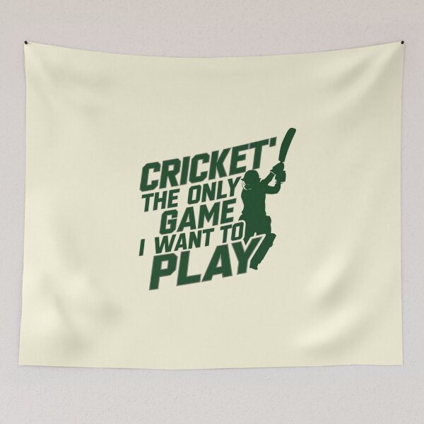 Item preview, Cricket The Only Game I Want To Play designed and sold by Jollys-ArtShop.
