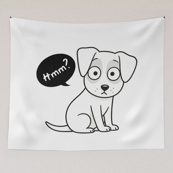 Item preview, Curious White Puppy designed and sold by Ruen-k.