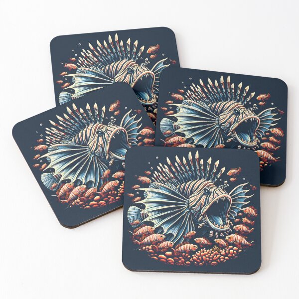Item preview, Protecting Oceans from Lionfish Threat designed and sold by EcoArtShop.