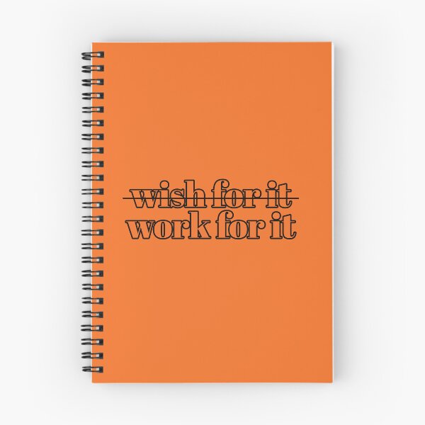Item preview, Wish for It, Work for It – Motivational Design designed and sold by Dream-1551.