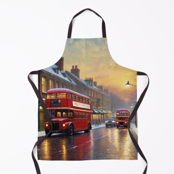 Item preview, Snowy Charm on a London Street designed and sold by BlareBlare.