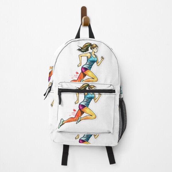 Item preview, Dynamic Female Runner Illustration designed and sold by Mido-artister.
