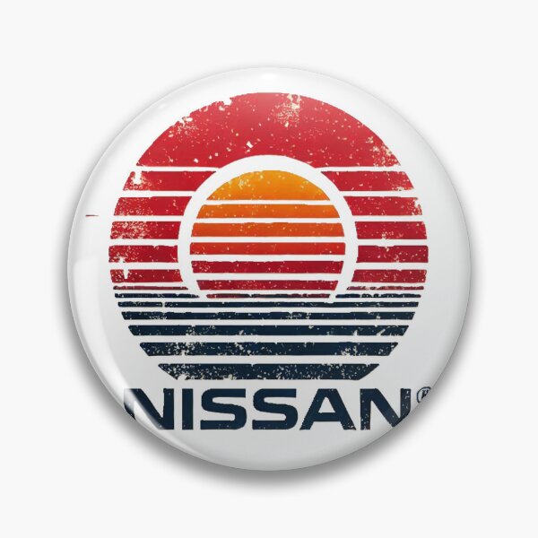 Item preview, Retro Nissan Logo Sun Damaged Withtransparent background designed and sold by neildoch.