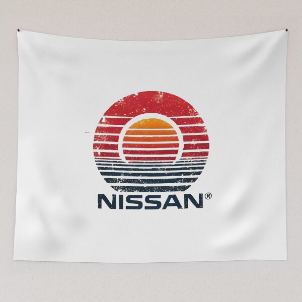 Item preview, Retro Nissan Logo Sun Damaged Withtransparent background designed and sold by neildoch.