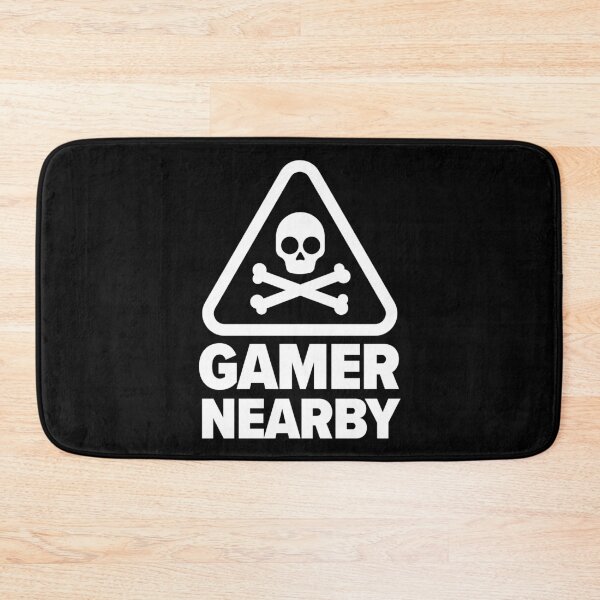 Item preview, Gamer Nearby Warning - Funny Gaming Design designed and sold by Kubala Designs.