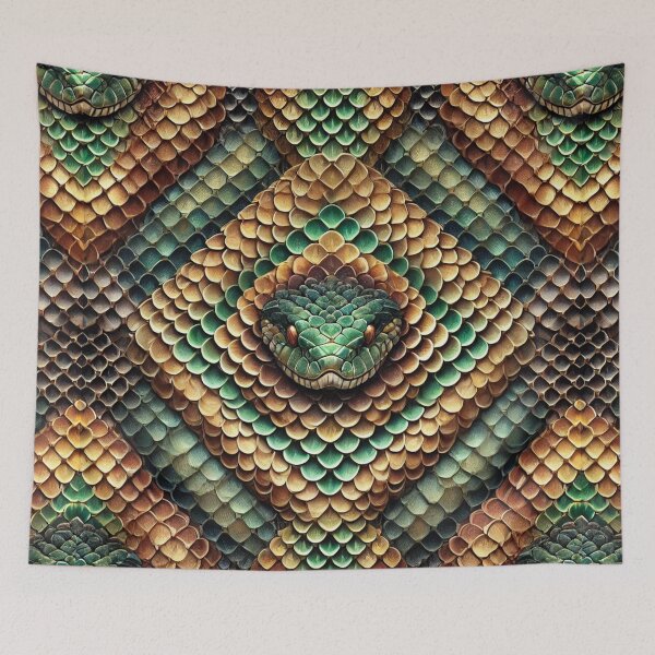 Item preview, Venomous Elegance Pattern - Snake Skin Masterpiece designed and sold by Meta2Physical.