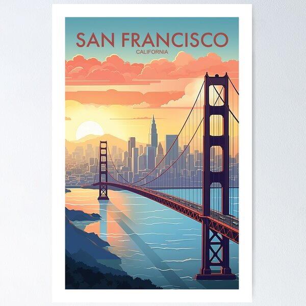 Artikel-Vorschau von SAN FRANCISCO, designt und verkauft von MarkedArtPrints.