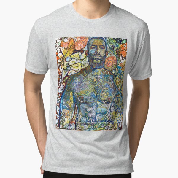 Rio by RD Riccoboni Flower Bear Man Tri-blend T-Shirt