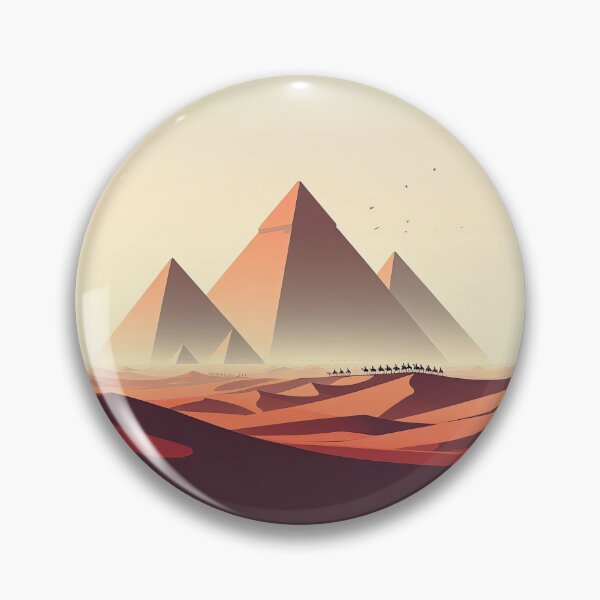 Item preview, Pyramids of Sudan (Meroë) Minimalism Art Style designed and sold by artofuniverse.