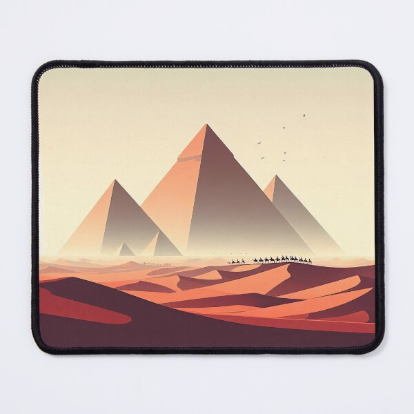 Item preview, Pyramids of Sudan (Meroë) Minimalism Art Style designed and sold by artofuniverse.