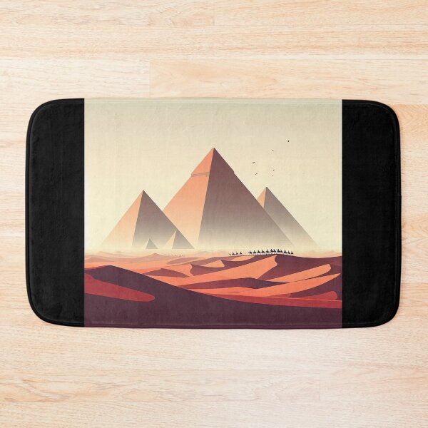 Item preview, Pyramids of Sudan (Meroë) Minimalism Art Style designed and sold by artofuniverse.