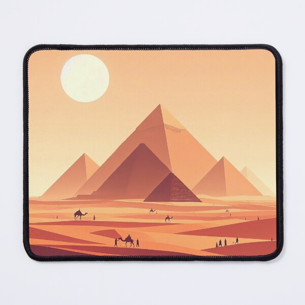 Item preview, Pyramids of Sudan (Meroë) Minimalism Art Style designed and sold by artofuniverse.