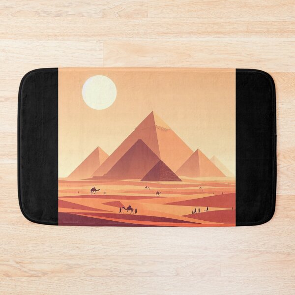 Item preview, Pyramids of Sudan (Meroë) Minimalism Art Style designed and sold by artofuniverse.