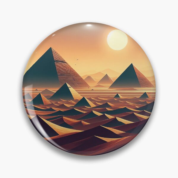 Item preview, Pyramids of Sudan (Meroë) Minimalism Art Style designed and sold by artofuniverse.