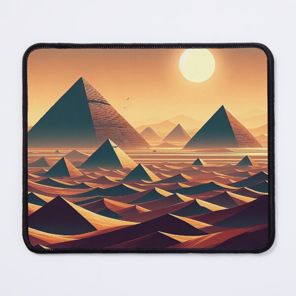 Item preview, Pyramids of Sudan (Meroë) Minimalism Art Style designed and sold by artofuniverse.