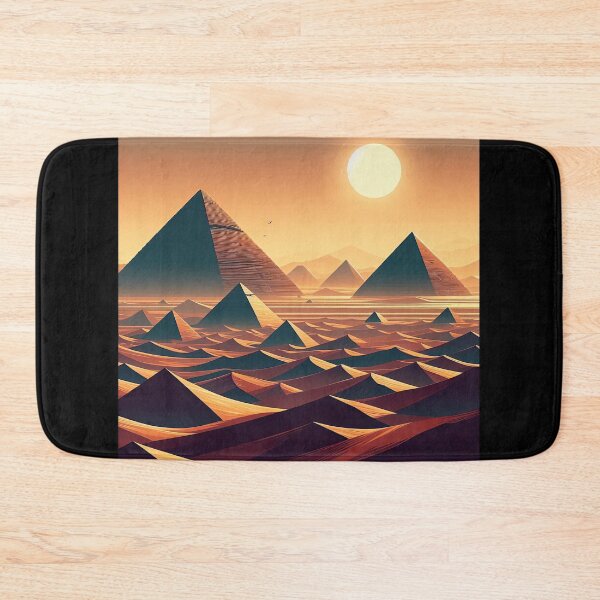 Item preview, Pyramids of Sudan (Meroë) Minimalism Art Style designed and sold by artofuniverse.
