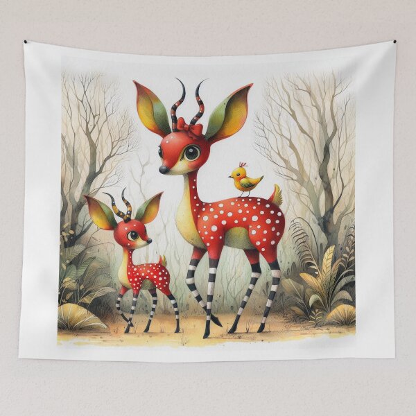 Item preview, Cheerful Antelopes designed and sold by Beyondnote-Art.