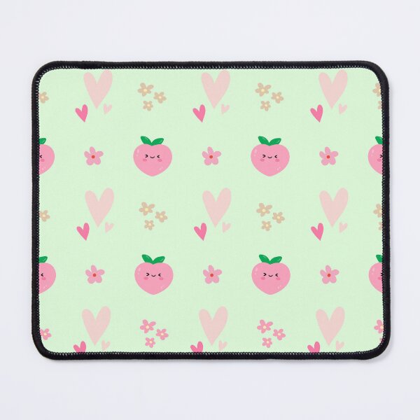 Item preview, cute peach pink heart in green designed and sold by HoneyBlizz.