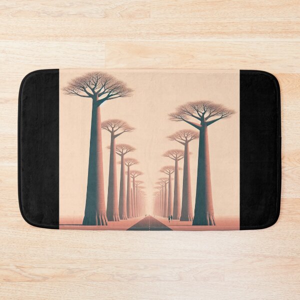 Item preview, Avenue of the Baobabs Minimalism Art Style designed and sold by artofuniverse.