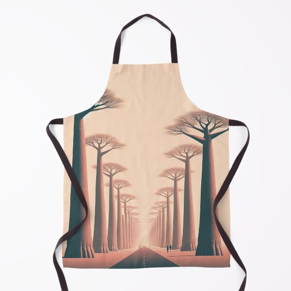 Item preview, Avenue of the Baobabs Minimalism Art Style designed and sold by artofuniverse.