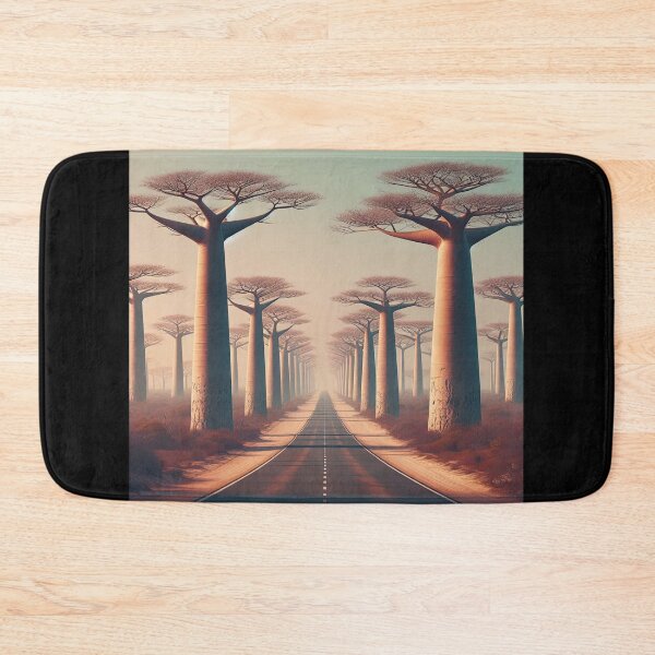 Item preview, Avenue of the Baobabs Minimalism Art Style designed and sold by artofuniverse.