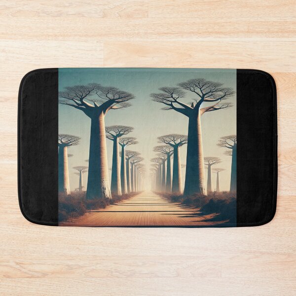 Item preview, Avenue of the Baobabs Minimalism Art Style designed and sold by artofuniverse.