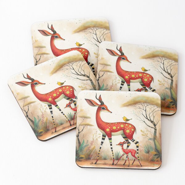 Item preview, Cheerful Antelopes designed and sold by Beyondnote-Art.
