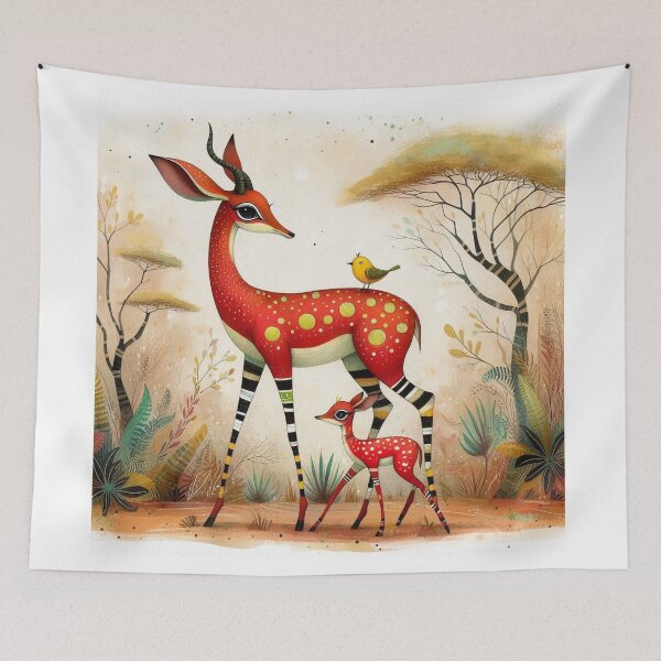 Item preview, Cheerful Antelopes designed and sold by Beyondnote-Art.