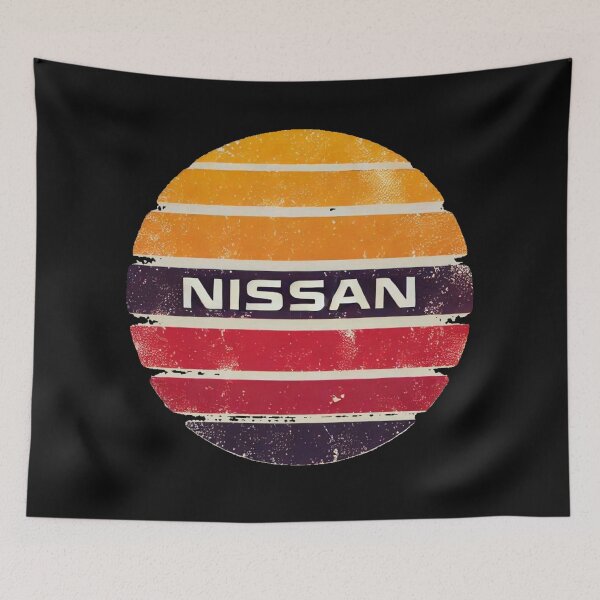 Item preview, Retro Nissan Badge Sun damaged Art designed and sold by neildoch.