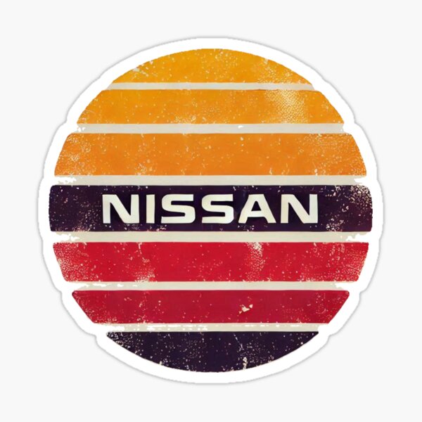 Autocollant Vintage 80's – Publicité Nissan Automotive – Fabriqué En Italie – Neuf