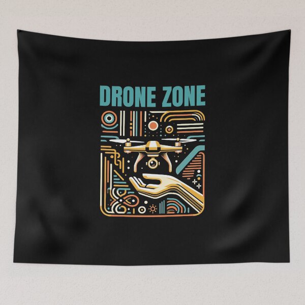 Item preview, Drone zone, drone pilot T-Shirt design designed and sold by shirttruck.
