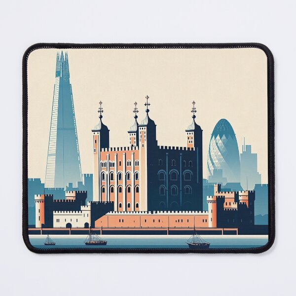 Item preview, Tower of London Minimalism Art Style designed and sold by artofuniverse.