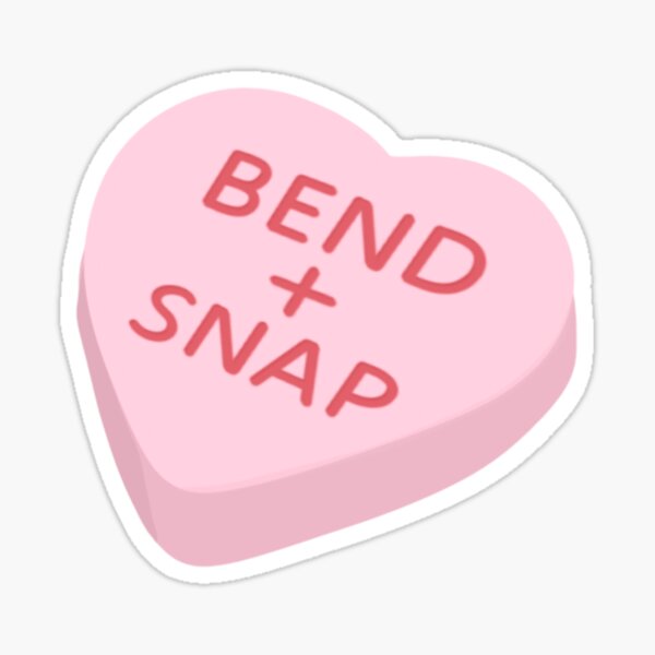 Bend & Snap Sticker