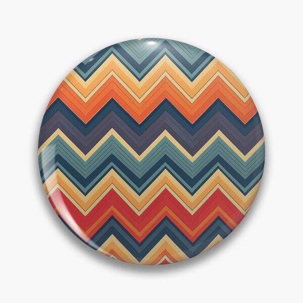 Item preview, A bold and rhythmic zigzag pattern vibrant. designed and sold by HEMRO.