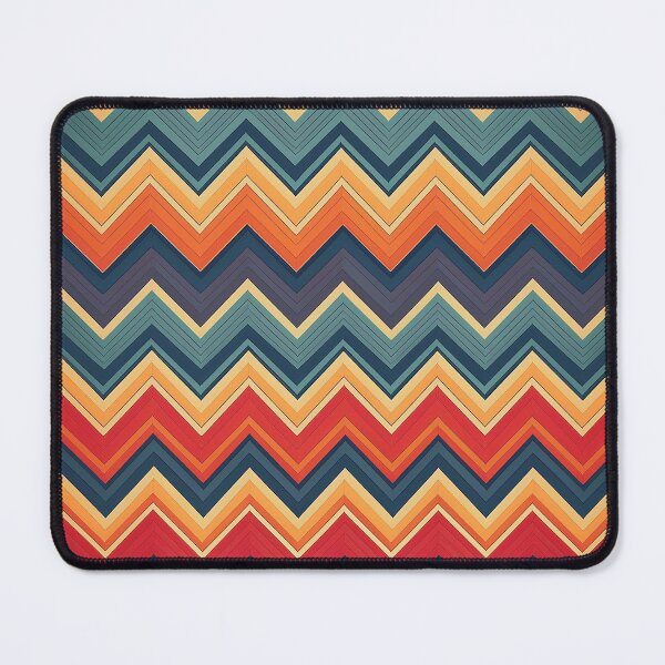 Item preview, A bold and rhythmic zigzag pattern vibrant. designed and sold by HEMRO.