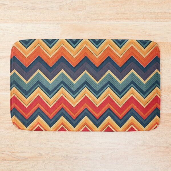 Item preview, A bold and rhythmic zigzag pattern vibrant. designed and sold by HEMRO.