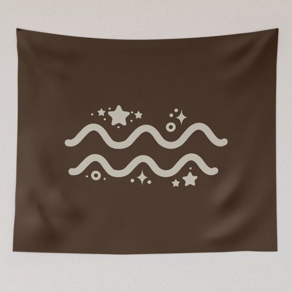 Item preview, Aquarius Wave Icon designed and sold by UPPrints.