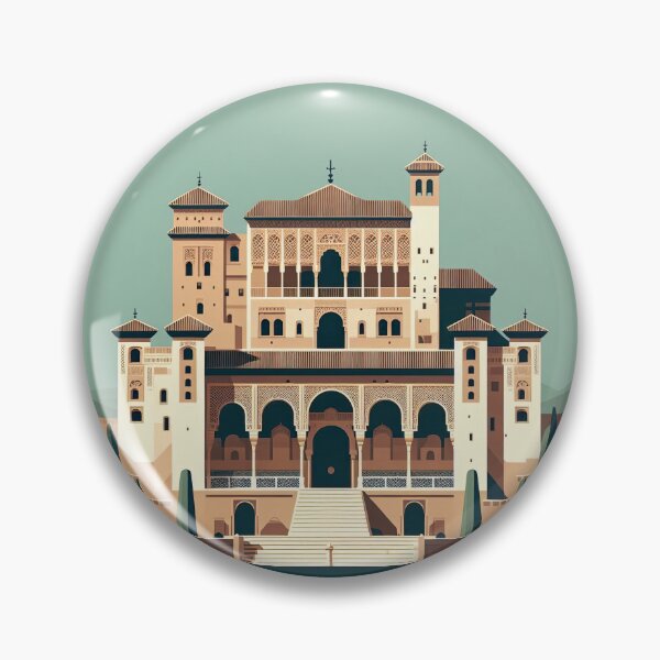 Artikelvorschau, Alhambra-Palast – minimalistischer Kunststil entworfen und verkauft von artofuniverse.