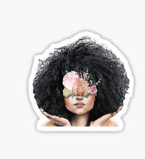 Pegatina Fro y flores
