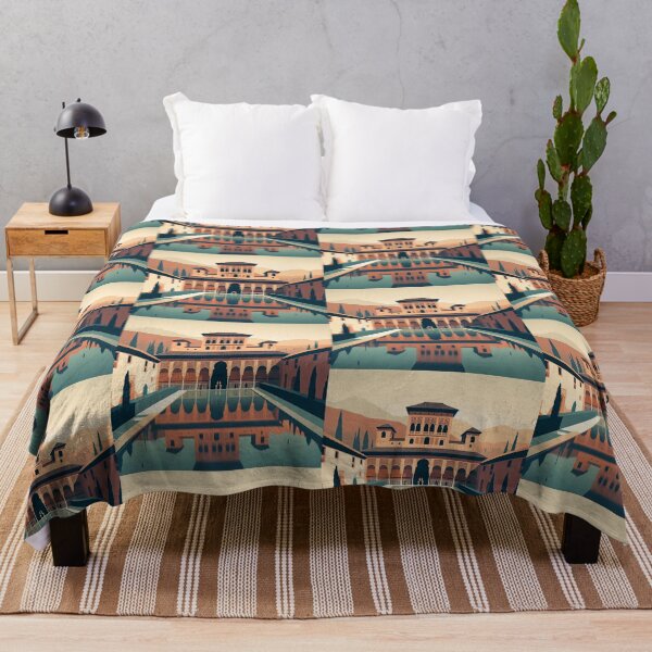 Item preview, Alhambra Palace Minimalism Art Style designed and sold by artofuniverse.