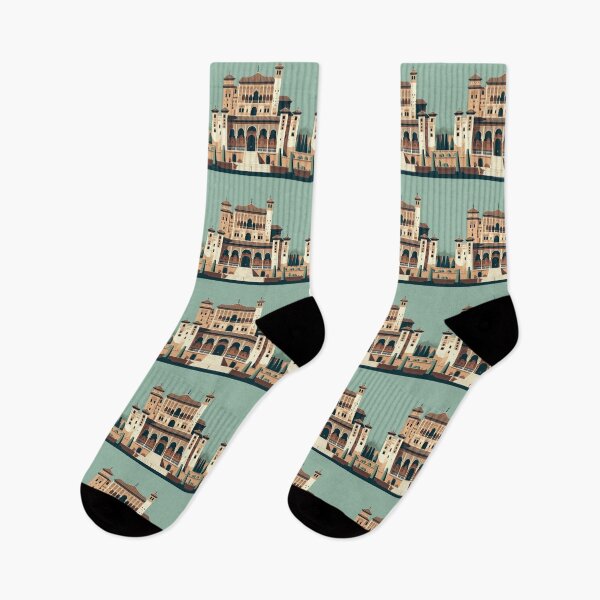 Item preview, Alhambra Palace Minimalism Art Style designed and sold by artofuniverse.
