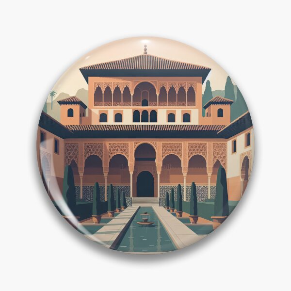 Artikelvorschau, Alhambra-Palast – minimalistischer Kunststil entworfen und verkauft von artofuniverse.