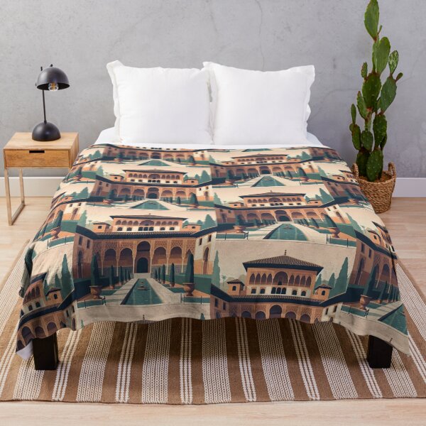 Item preview, Alhambra Palace Minimalism Art Style designed and sold by artofuniverse.